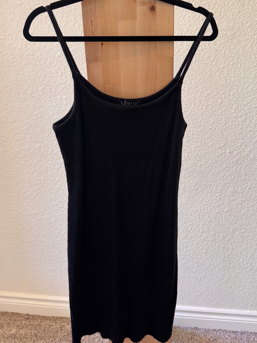 Eloquii Black Ribbed dress